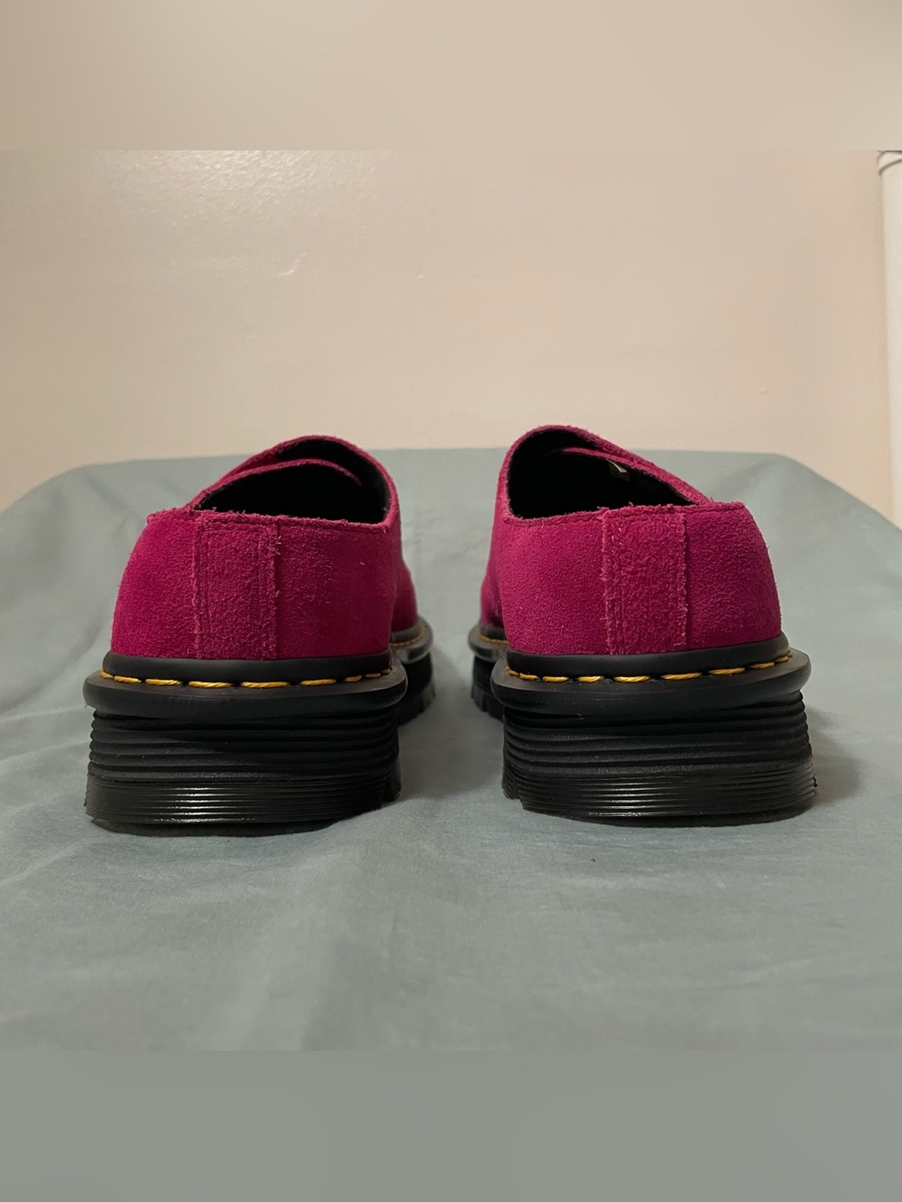 Dr. Martens Zebzag Anywair Suede Mules Pink - Picture 5 of 7